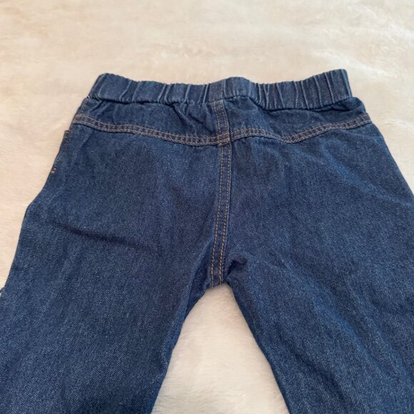 Distressed and Patchwork Dark Wash Denim Jeans Size 3Year - Picture 9 of 16